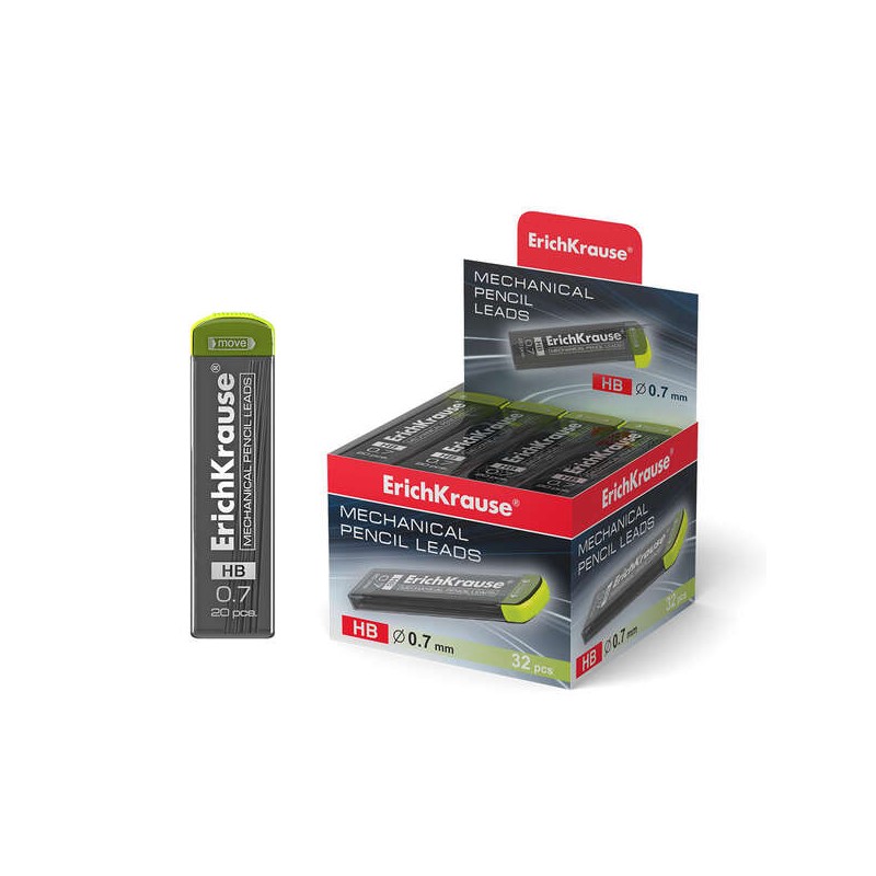 Erichkrause Megapolis Concept Confezione da 20 conduttori HB 07mm - Colore nero