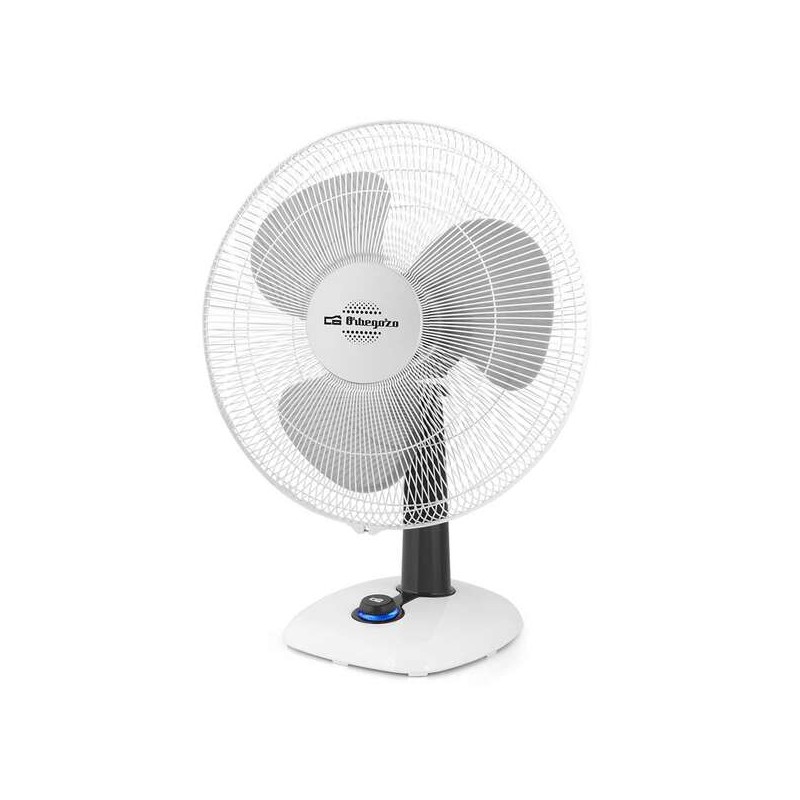 Orbegozo TF 0123 Ventilatore da tavolo - Potente flusso d'aria uniforme - Design moderno ed elegante - Funzione oscillan