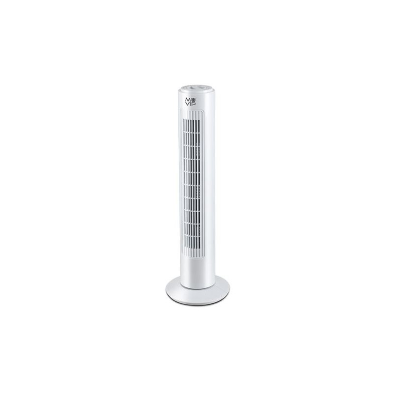 Ventilatore a torre Muvip - 50W - 3 velocità - Bianco - Colore bianco