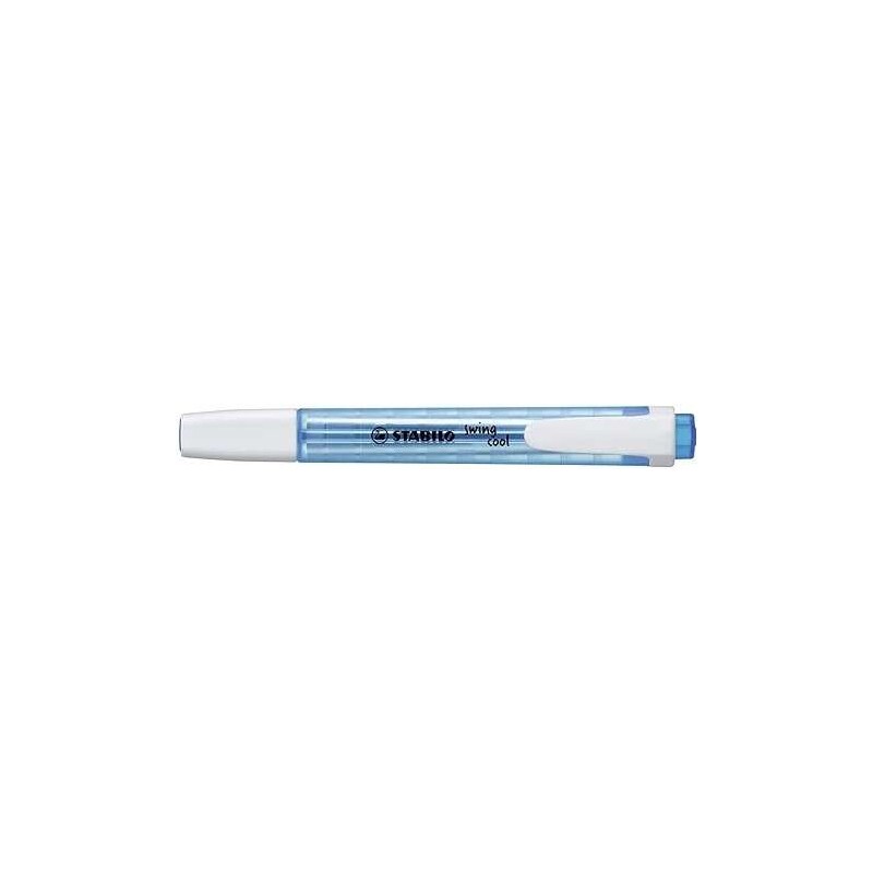 Marcatore Stabilo Swing Cool Fluorescente - Corpo piatto - Punta smussata - Da 1 a 4 mm - Inchiostro a base d'acqua - An