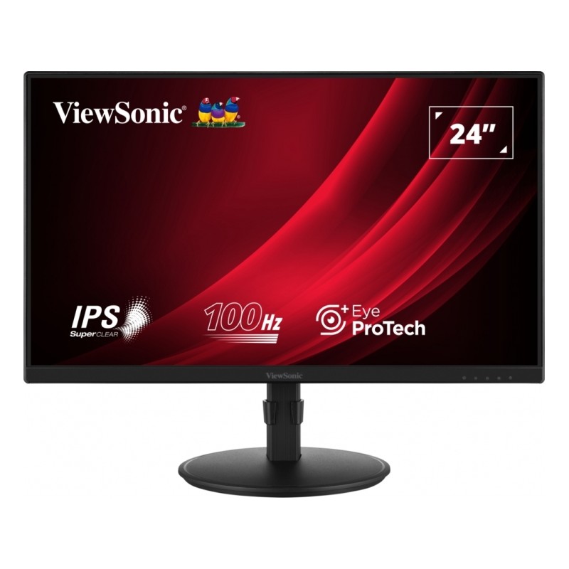 Monitor Viewsonic 24 VG2408A LED IPS FullHD - 16:9 - VGA. HDMI - DisplayPort - USB - Altoparlanti - Altezza regolabile -