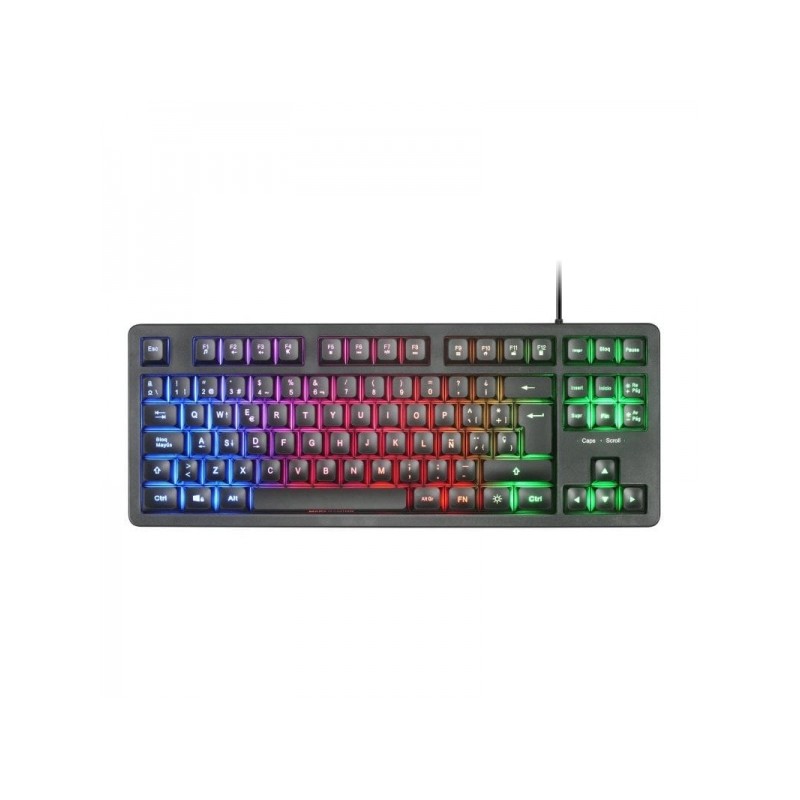 Tastiera da gioco Mars Gaming MK023 - Tecnologia H-Mech RED - Illuminazione LED FRGB - Anti-Ghosting - Compatibilità un