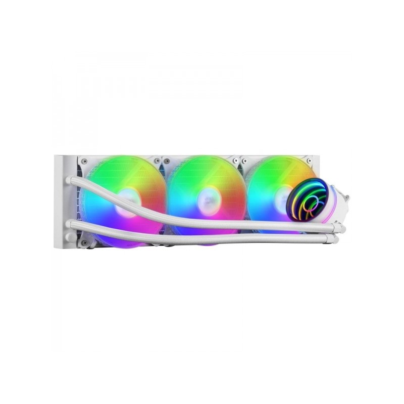 Kit di raffreddamento a liquido Mars Gaming ML-ONE360 - Potenza 550W - Infinity Mirror FRGB - Pompa OPTI-CHAMBER - Vento