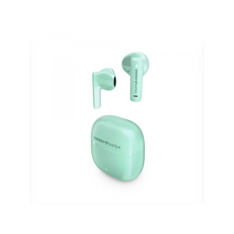 Cuffie Energy Sistem True Wireless - Bluetooth 5.4 - Bassi profondi - 20 ore di autonomia - Materiali riciclati - Assist