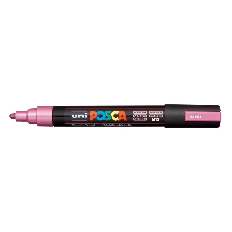 Posca PC-5M Marcatore a vernice - Punta in poliestere 1.8-2.5 mm - Inchiostro a base d'acqua - Resistente alla luce - Co