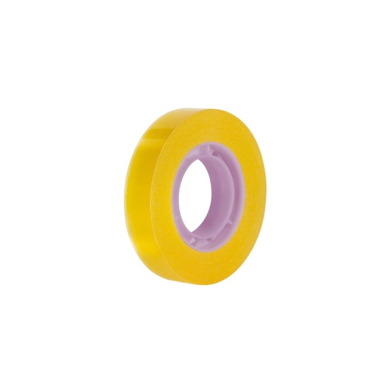 Nastro adesivo trasparente Milano - Dimensioni 12mm x 33m - Colore giallo trasparente
