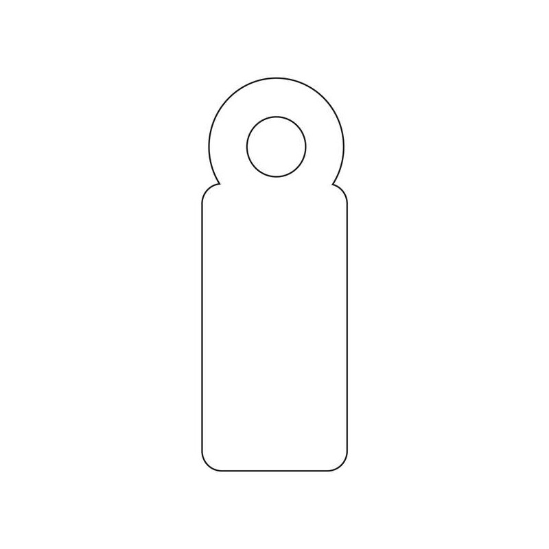 Apli White Hang Tags 7 x 19 mm 1.000 pezzi.