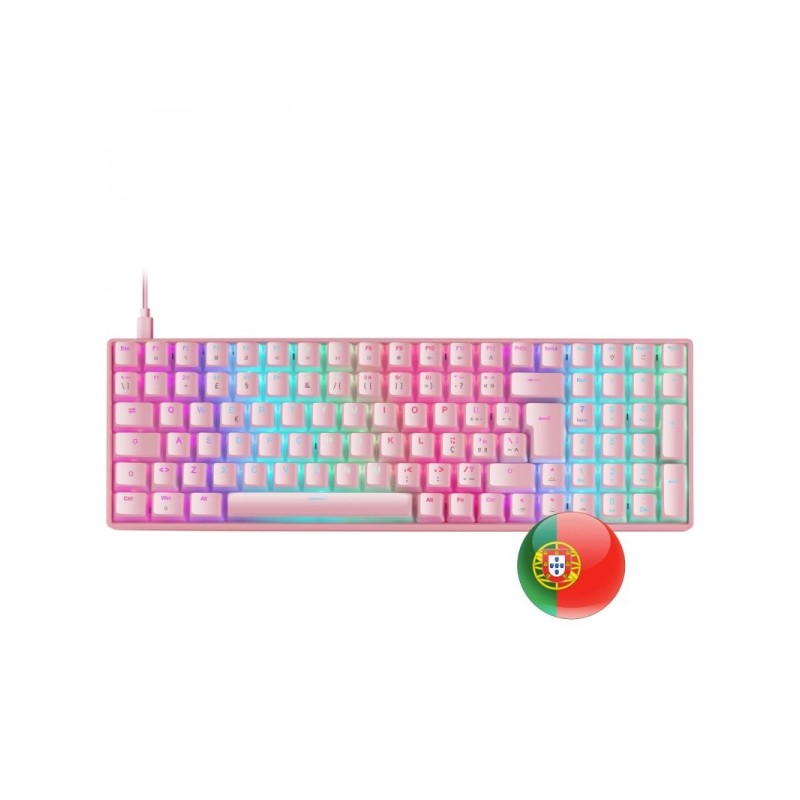 Tastiera da gioco premium Mars Gaming MKULTRA - Compatta al 96% - Tasti in PBT - Illuminazione RGB Chroma - Interruttori