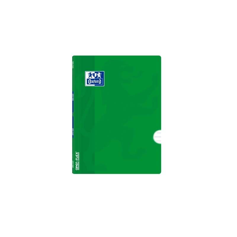 Oxford School Classic Openflex A5+ Quaderno con punti metallici - Copertina in plastica resistente - 1 riga con margine 