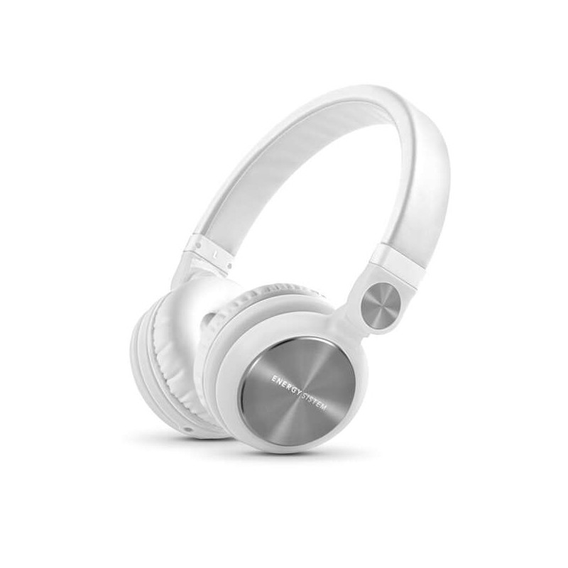 Energy Sistem Cuffie DJ2 Microfono - Cuffie pieghevoli - Controllo della conversazione - Pieghevoli - Colore bianco