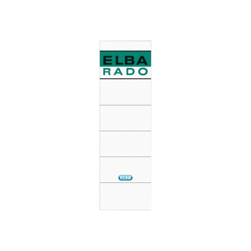 Elba Etichette adesive L80mm - Facili da attaccare - Dimensioni L80mm - Ideali per organizzare ed etichettare - Colore b