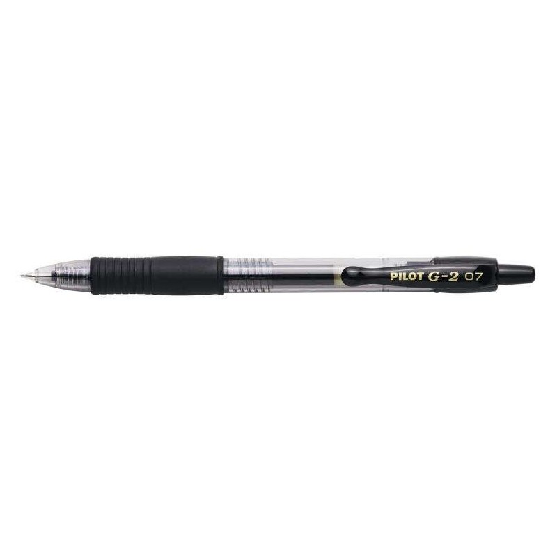 Pilot G2 Gel Ballpoint Pen Rollerball Retrattile - Ricaricabile - Penna a sfera rotonda 0.7 mm - tratto 0.32 mm - Impugn