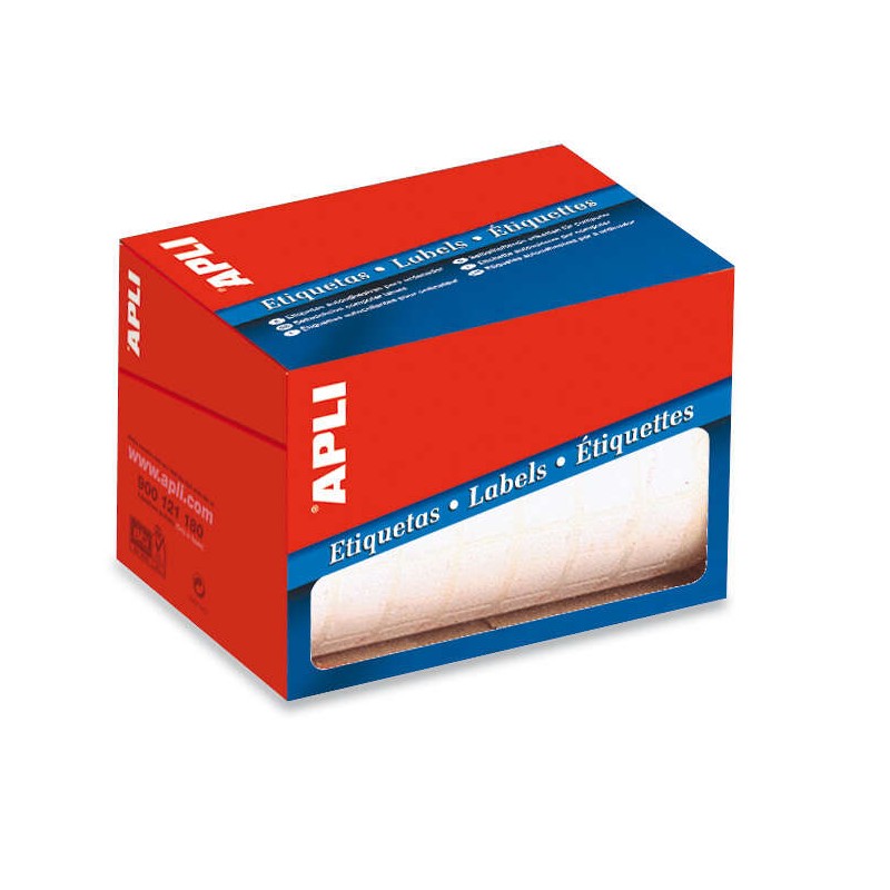 Rotolo di etichette permanenti bianche Apli 22.0 x 32.0 mm