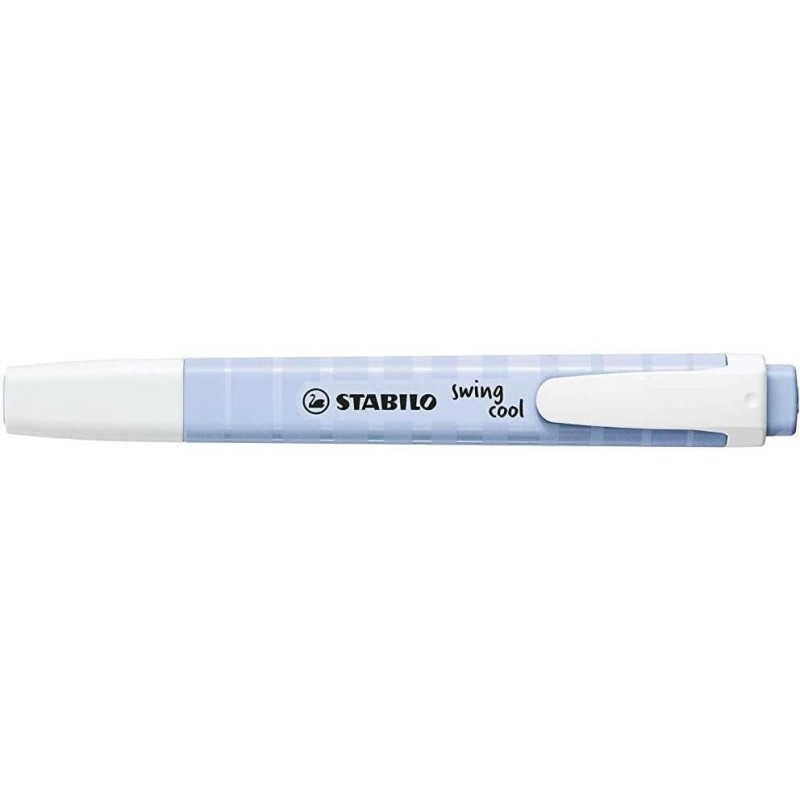 Stabilo Swing Cool Pastel Highlighter - Corpo piatto - Punta smussata - Tratto da 1 a 4 mm - Inchiostro a base d'acqua -