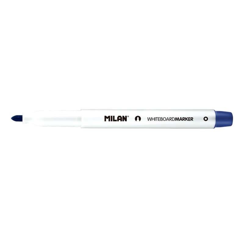 Milan Penna per lavagna bianca con punta arrotondata - Punta da 3.7 mm - Inchiostro a base alcolica - Cancellare a secco