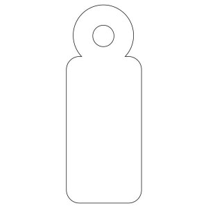 Apli White Hang Tags 11 x...