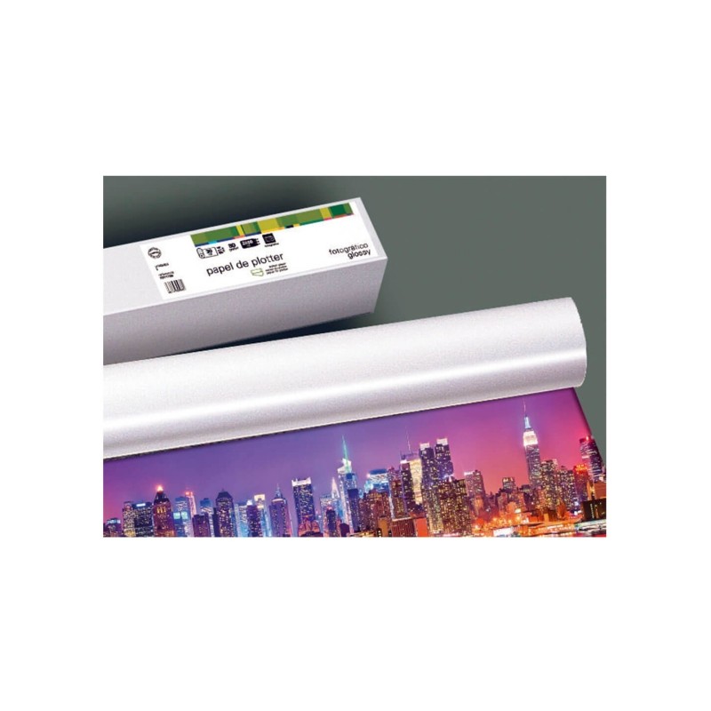 Fabrisa Rotolo di carta fotografica lucida per plotter 180gr - Formato 610mm x 30m