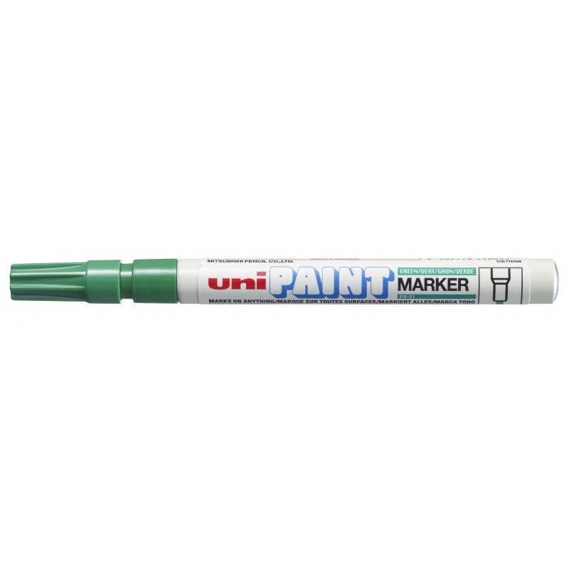 Uni-ball PX-21 Paint Marker - Marcatore a vernice - Punta acrilica 0.8-1.2 mm - Permanente su tutte le superfici - Resis