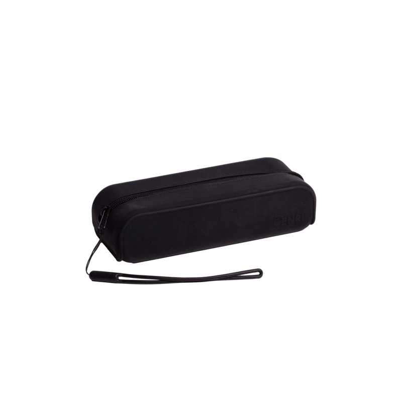 Valigetta Enri a 1 scomparto - In silicone - Impugnatura a mano - Colore nero
