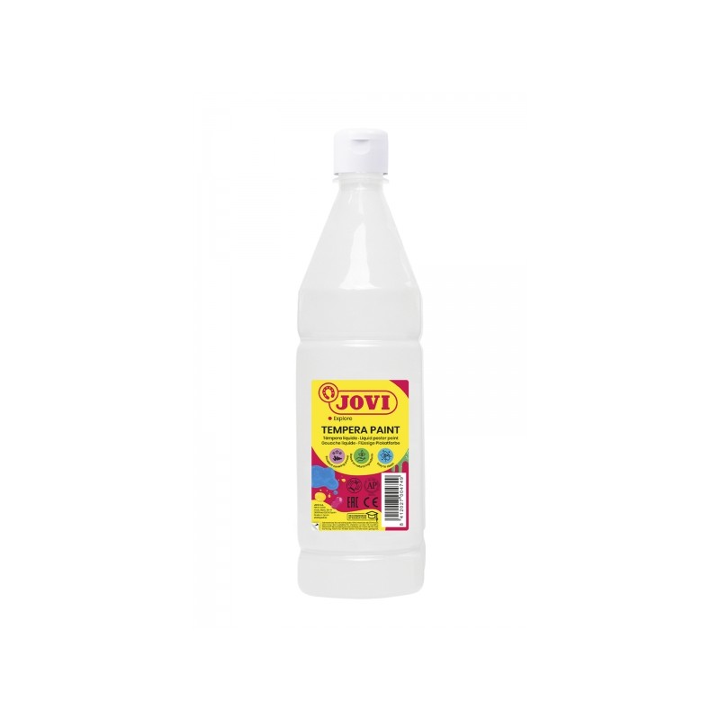 Jovi Tempera Paint Vernice a tempera liquida 1000ml - A base d'acqua - Pronta all'uso - Alto potere coprente - Rapida as