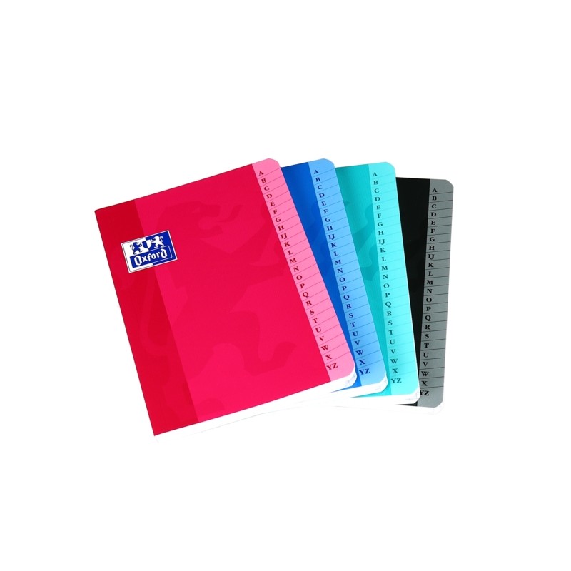 Copertina morbida con cuciture Oxford A5+ Indice alfabetico - Organizzazione efficiente - Formato pratico - Design robus