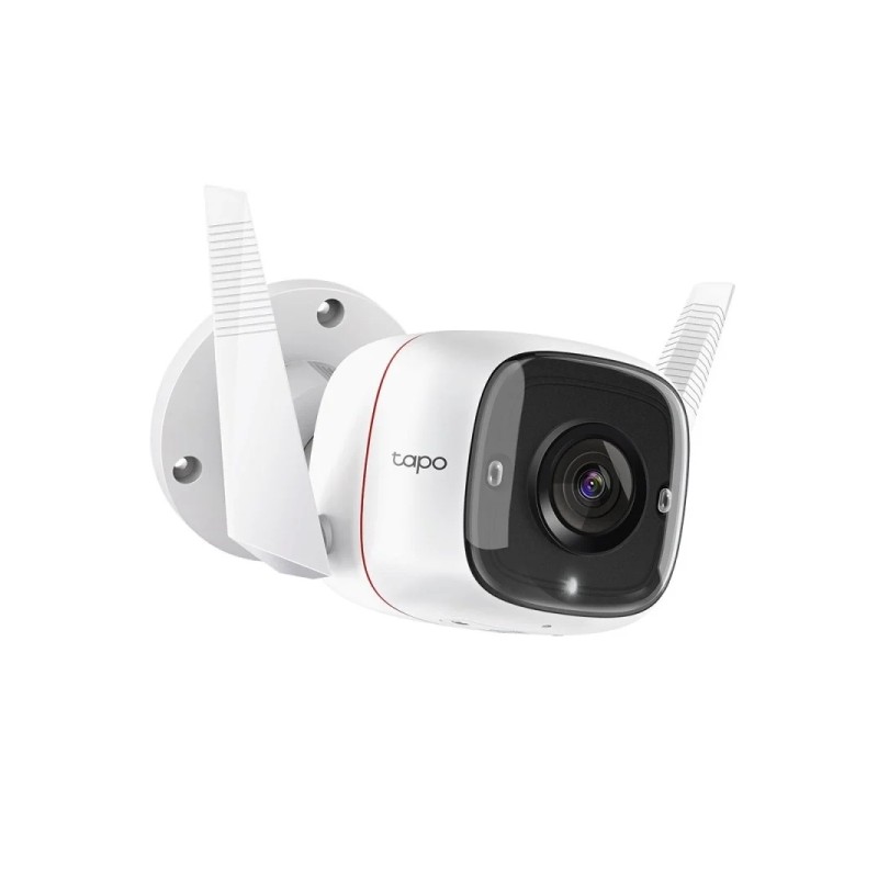 TP-Link Tapo TC65 Telecamera di sicurezza WiFi 2K+3MP per esterni - Visione notturna - Rilevamento del movimento - Allar