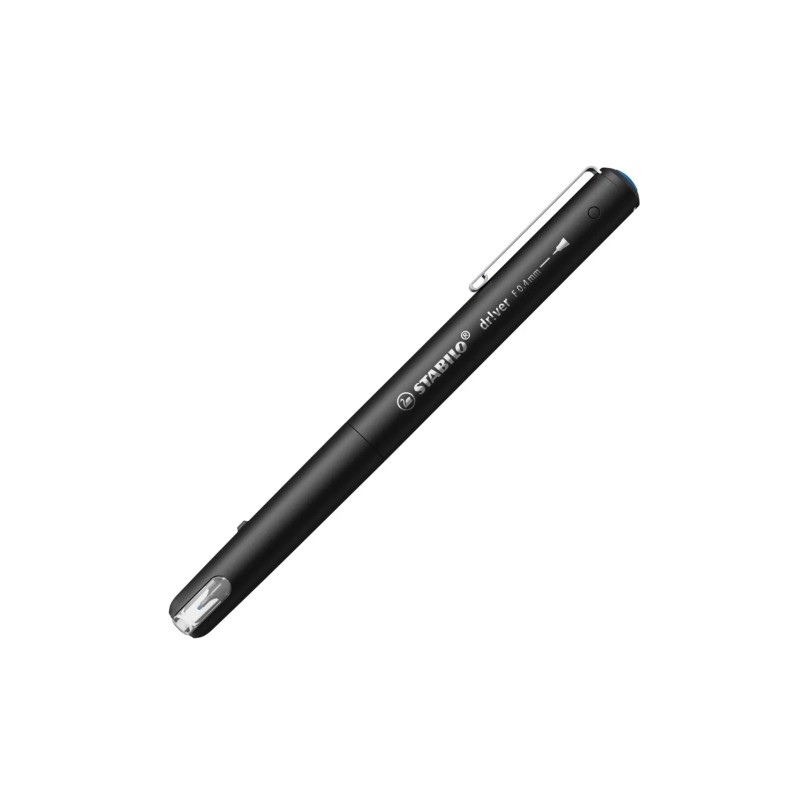 Stabilo Dr!ver Penna a punta fine 0.4 mm - Inchiostro a base d'acqua a prova di sbavature. inodore - Realizzato con il 9