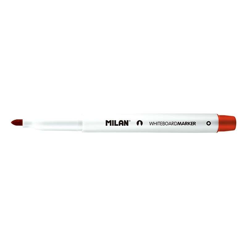 Pennarelli per lavagne bianche Milan con punta arrotondata - Punta da 3.7 mm - Inchiostro a base alcolica - Cancellare a