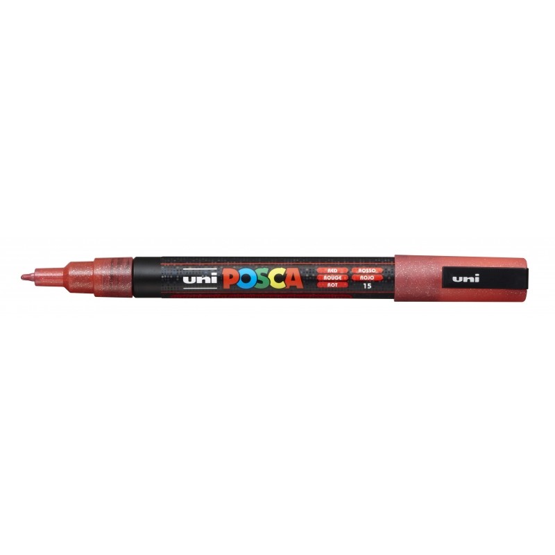 Posca PC-3ML Pennarello - Punta conica in poliestere 0.9-1.3 mm - Inchiostro a base d'acqua - Resistente alla luce - Col