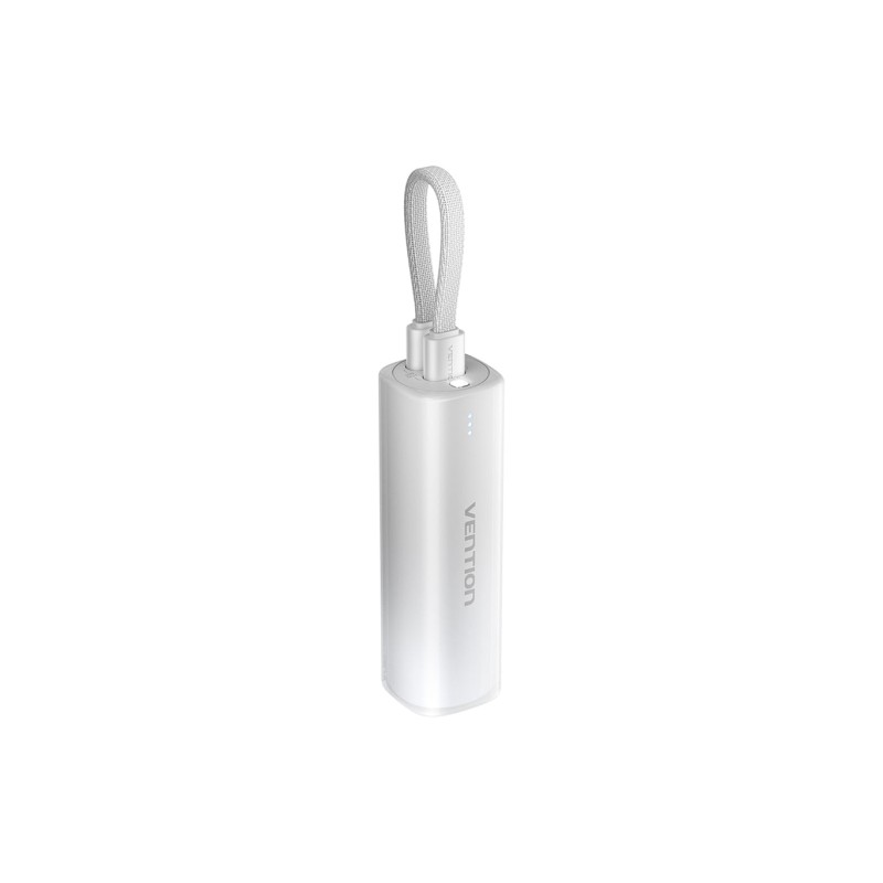 Vention PowerBank 5000mAh - USB-C. Lightning - Carica rapida 20W - Colore grigio