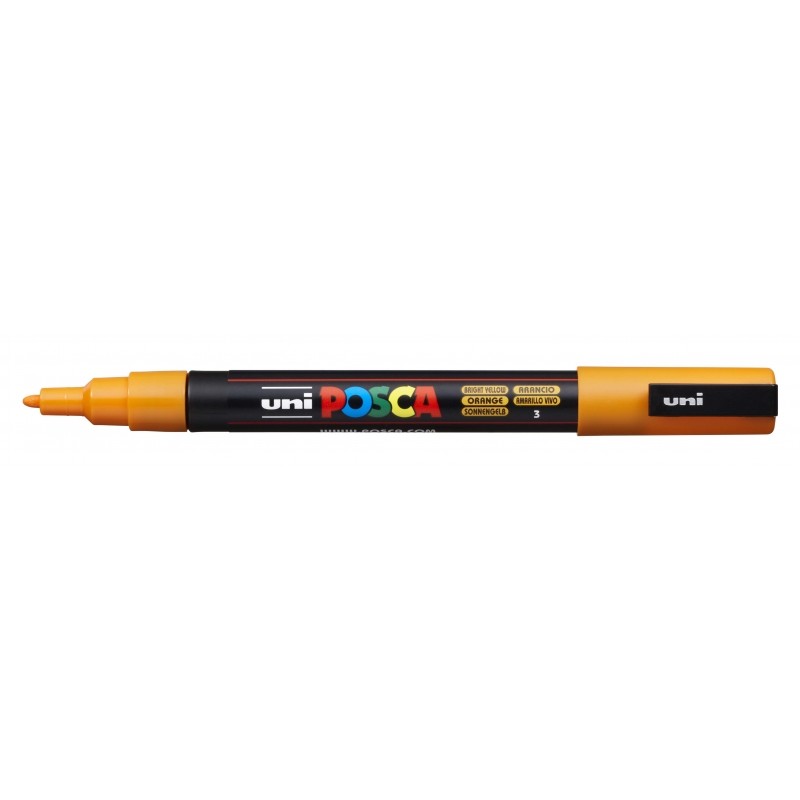 Posca PC-3M Pennarello - Punta conica in poliestere 0.9-1.3 mm - Inchiostro a base d'acqua - Resistente alla luce - Non 