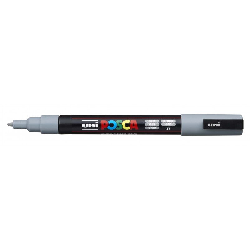 Posca PC-3M Pennarello - Punta conica in poliestere 0.9-1.3 mm - Inchiostro a base d'acqua - Resistente alla luce - Colo