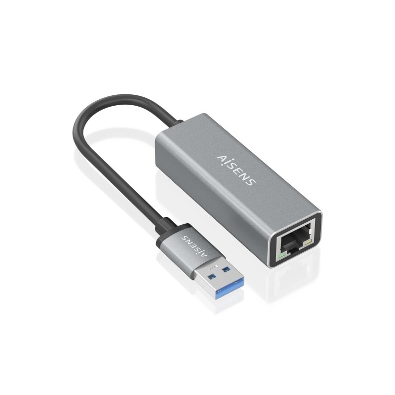 Convertitore da USB 3.0 a Gigabit 10/100/1000 MBPS Ethernet - 15 cm - Grigio