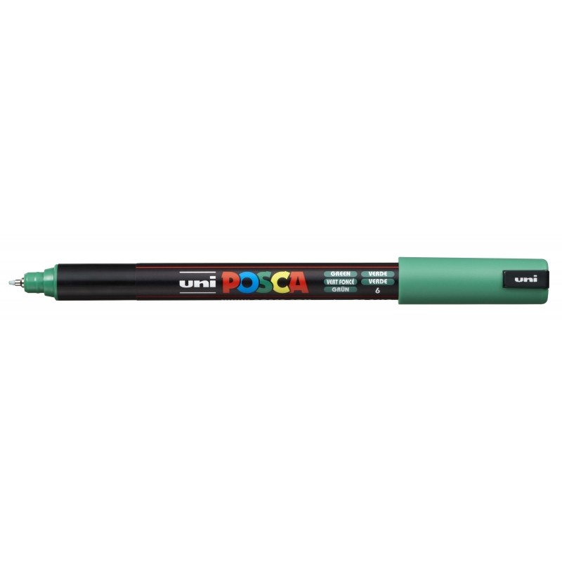Posca PC-1MR Pennarello - Punta in fibra del rullo da 0.7 mm - Linea extra fine - Inchiostro pigmentato a base d'acqua -