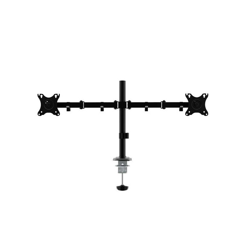 Unykach UK1422 Supporto da tavolo con braccio articolato per 2 monitor da 10-32 - Girevole. inclinabile ed estensibile -
