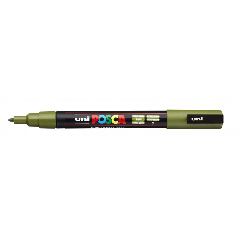 Posca PC-3M Pennarello - Punta conica in poliestere 0.9-1.3 mm - Inchiostro a base d'acqua - Resistente alla luce - Colo