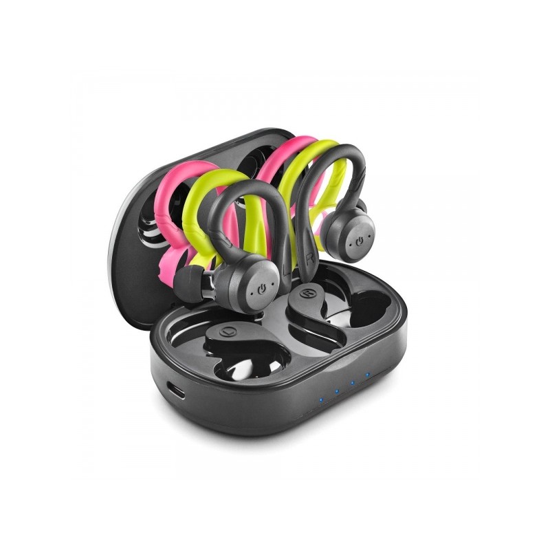 NGS Artica Jogger Cuffie sportive Bluetooth 5.3 TWS - Include 3 auricolari in silicone di diversi colori - Vivavoce - Du