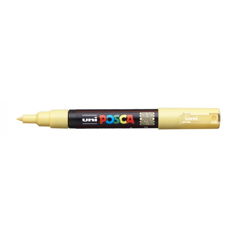 Posca PC-1M Pennarello - Punta conica in poliestere 0.7 mm - Inchiostro a base d'acqua - Resistente alla luce - Non perm