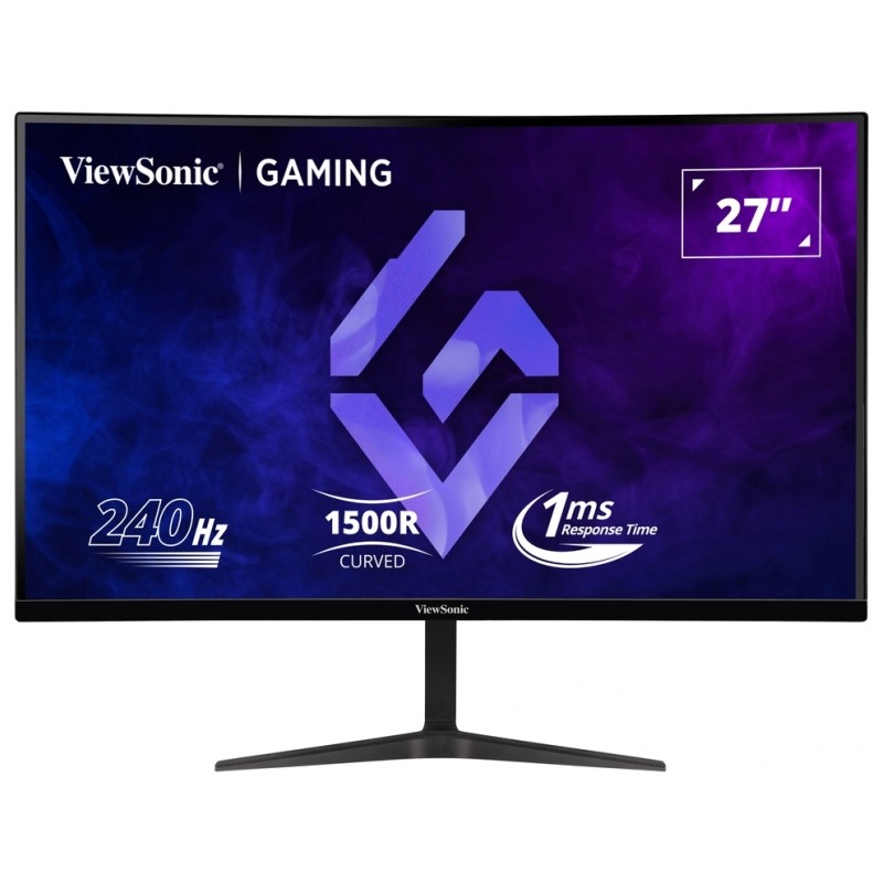 Viewsonic Monitor 27 VX2719-PC-MHD FullHD - 240hz - 1ms di risposta - Monitor curvo - 16:9 - Sincronizzazione adattiva -