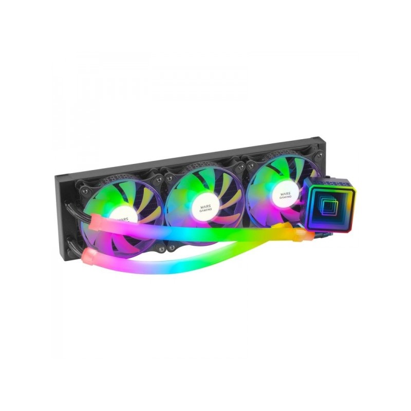 Mars Gaming ML-ULTRA360 Raffreddatore a liquido - TDP 650W - Tecnologia OPTI-CHAMBER 3rd Gen - Illuminazione ARGB - Vent