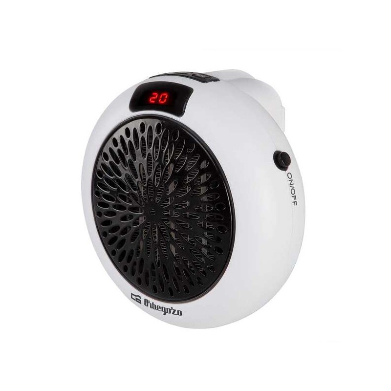 Orbegozo CR 4000 Mini Riscaldatore ceramico a spina - Potente e programmabile - Ideale per piccoli spazi - Display LED e