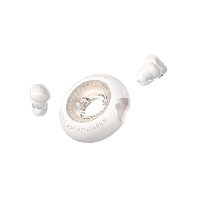 Vention Tiny T17 Cuffie Bluetooth 5.3 con custodia di ricarica - True Wireless - 6 ore di autonomia - LED - Colore beige