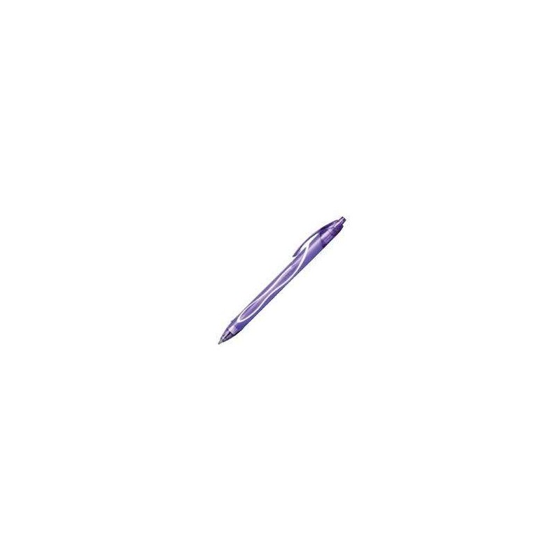 Bic Gel-Ocity Penna a sfera retrattile ad asciugatura rapida - Punta media da 0.7 mm - Inchiostro gel - Asciugatura ultr