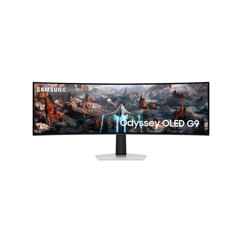 Samsung Odyssey G9 Monitor curvo 49 OLED Dual QHD 240Hz FreeSync Premium Pro - Risposta 0.03ms - 32:9 - USB. HDMI. Displ