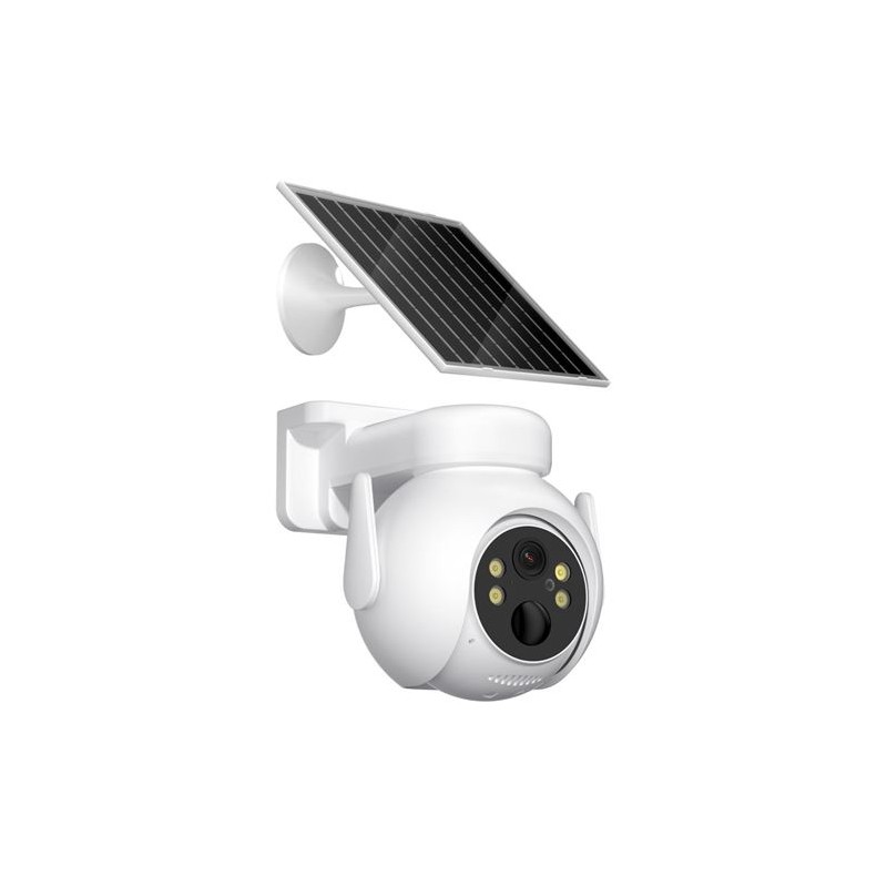 Telecamera di sorveglianza WiFi XO CR10 - 355º motorizzata - Rilevamento del movimento - Visione notturna - IP66 - Audi