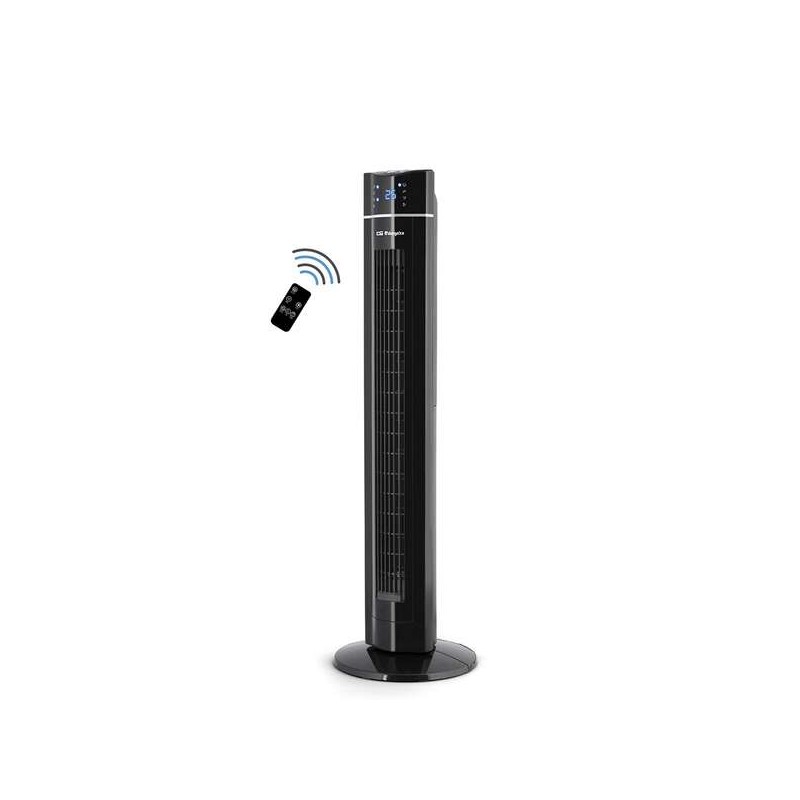 Orbegozo TWM 1009 Ventilatore a torre ionico - Potente e tecnologico - Display a LED - Telecomando - Timer e vassoio per