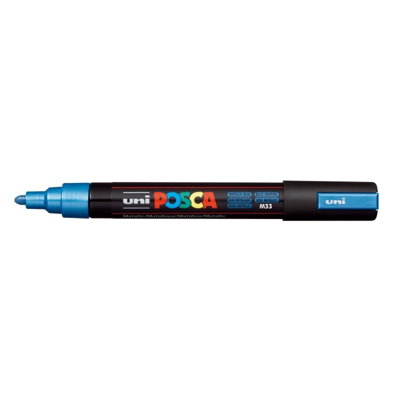 Posca PC-5M Marcatore a vernice - Punta a proiettile 1.8-2.5 mm - Inchiostro a base d'acqua - Resistente alla luce - Non