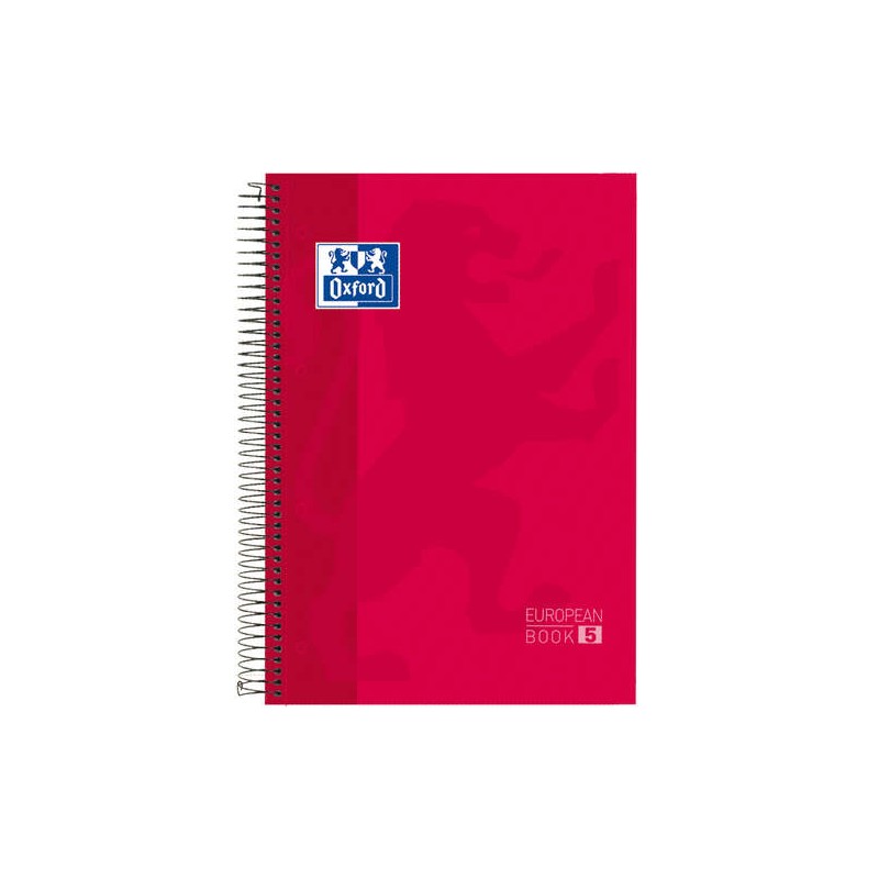 Oxford School Classic A4+ Europeanbook - Copertina rigida - 50% fogli liberi - 5x5 - 120 fogli