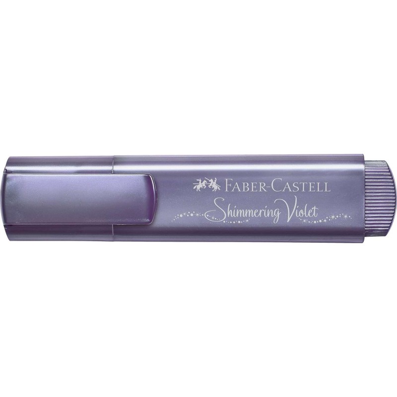 Faber-Castell Textliner 46 Metallic Highlighter - Punta smussata - Linea da 1 mm a 5 mm - Inchiostro a base d'acqua - Co