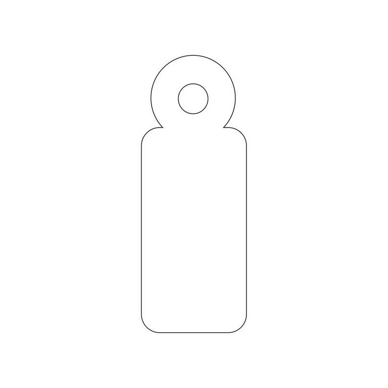 Apli Etichette da appendere bianche 11 x 29 mm 200 pz.